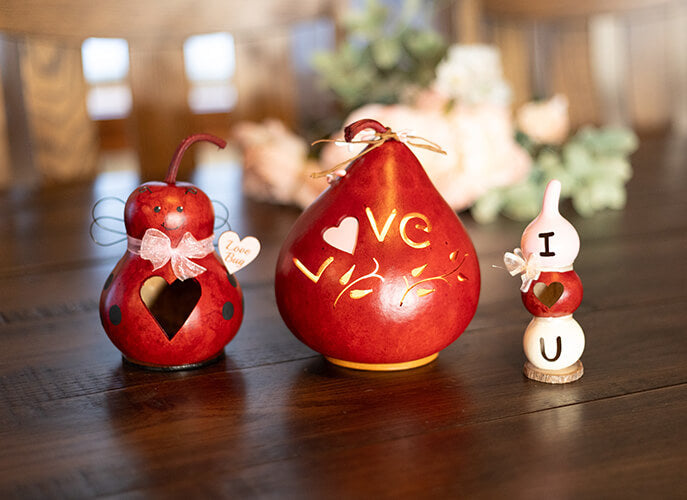 Valentine Gourds