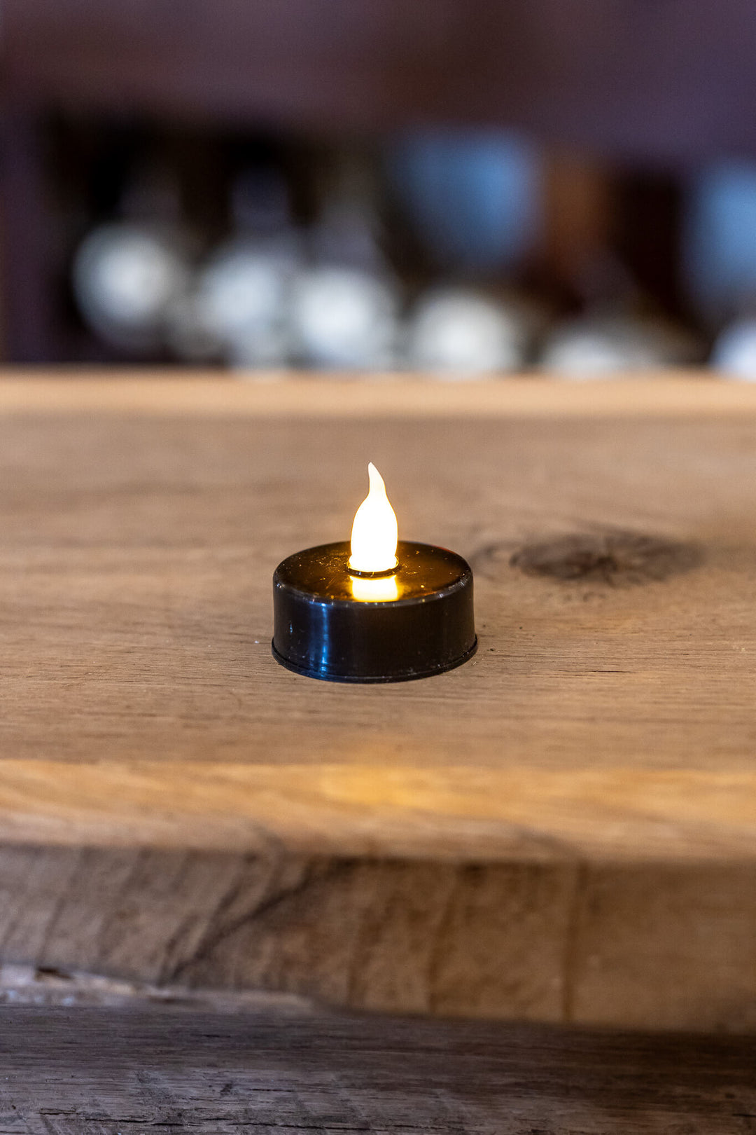 Battery Operated Black Tea Light