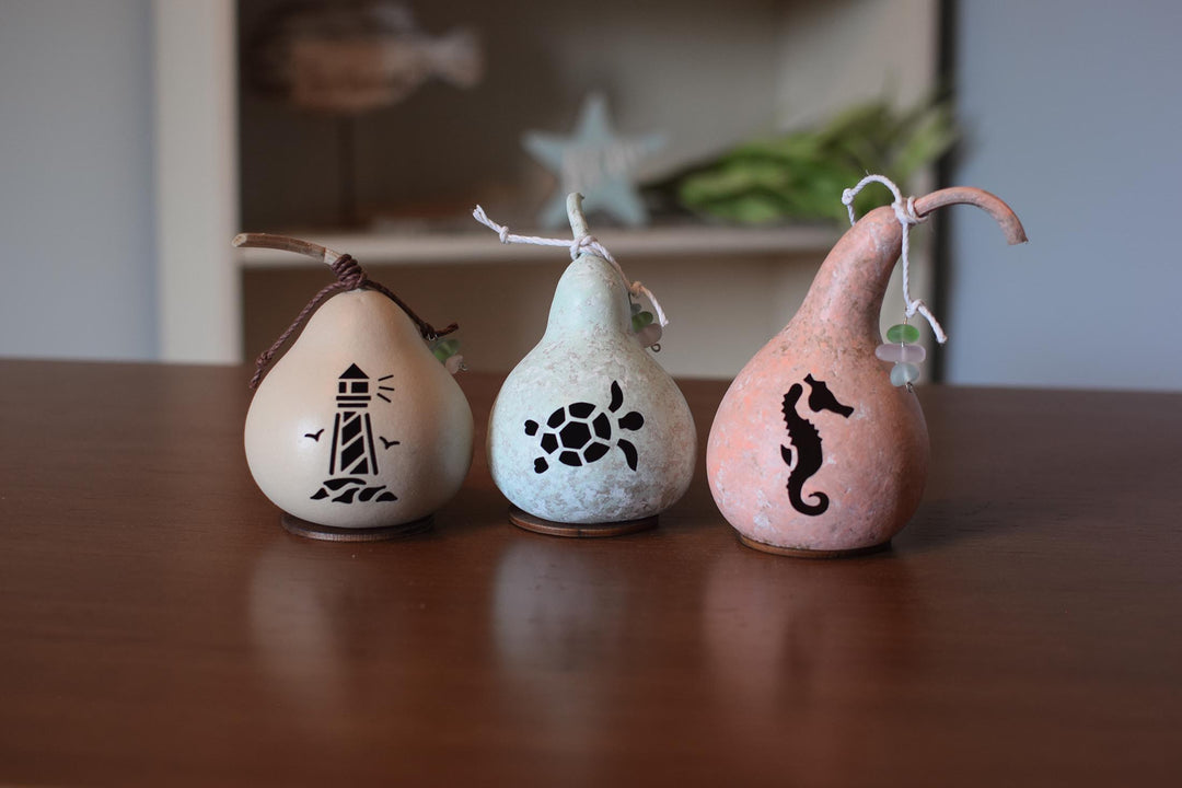 Tiny Coastal Gourd Designs