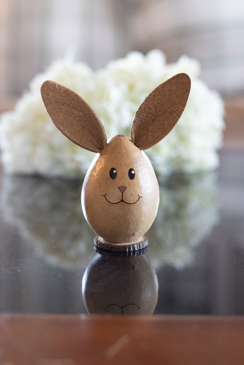 Ivy Egg Bunny Gourd at Meadowbrooke Gourds. 