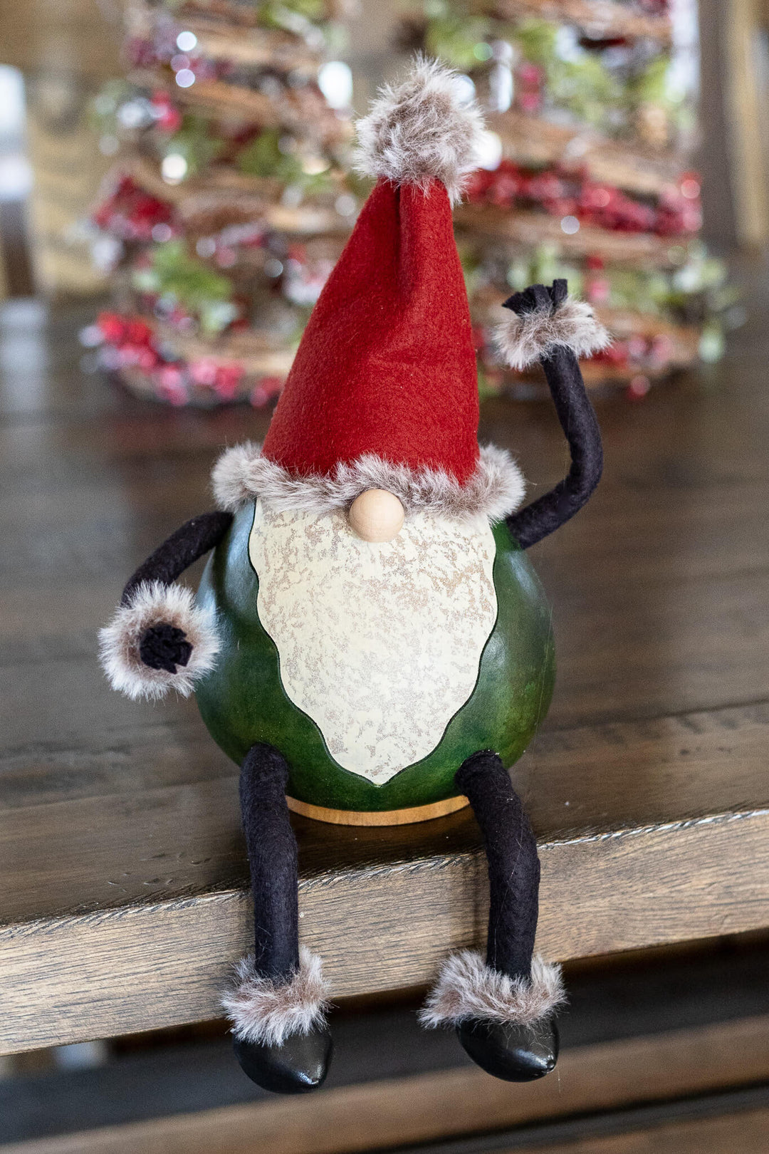 Elwood Gnome Gourd at Meadowbrooke Gourds. 