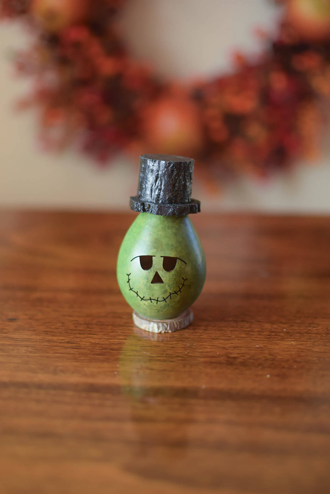 Little green Frank gourd at Meadowbrooke Gourds