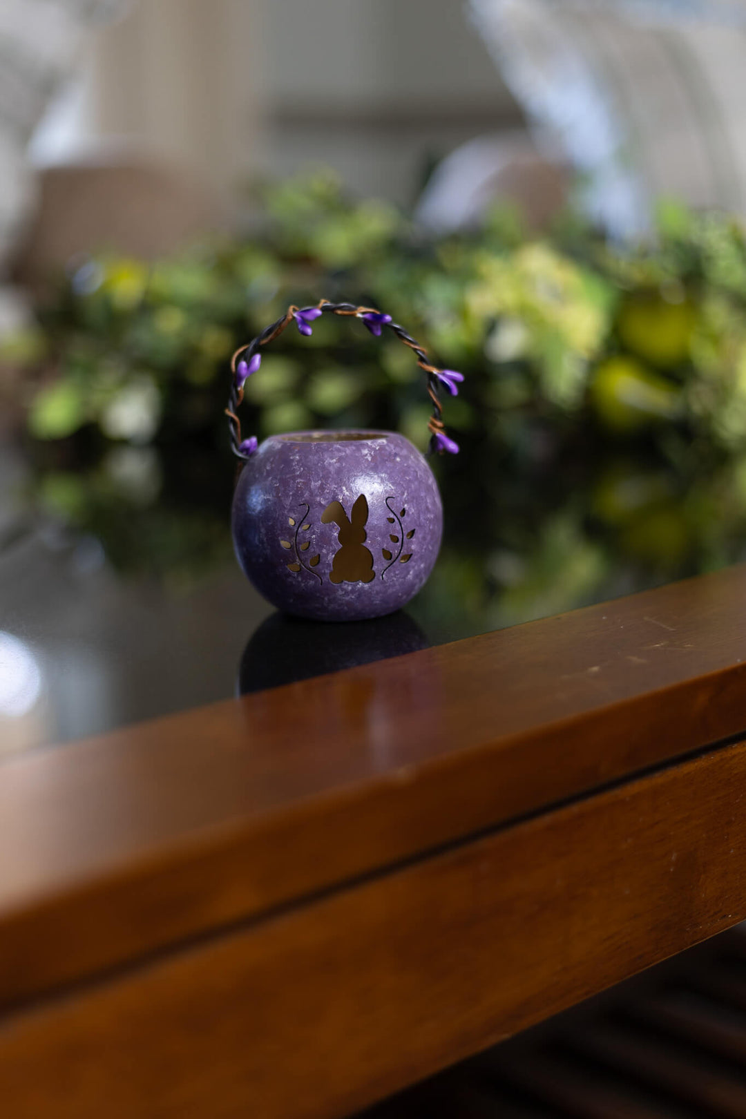 Purple Spring Basket Gourd at Meadowbrooke Gourds. 