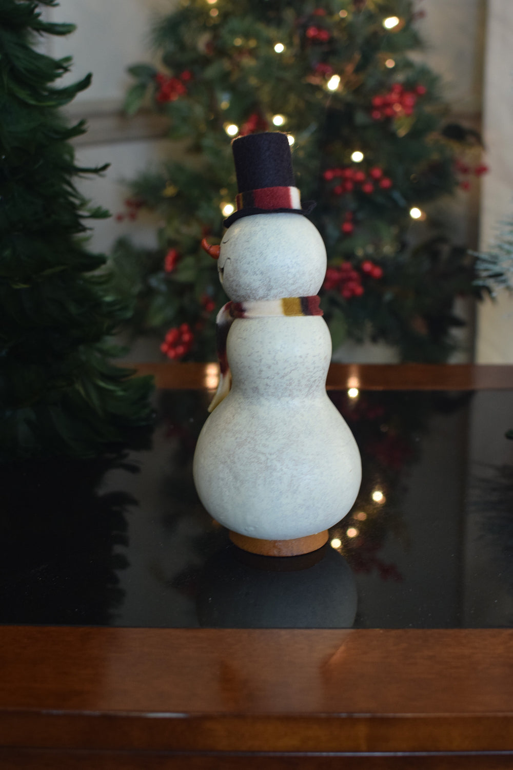 Blizzard Snowman Gourd Side View