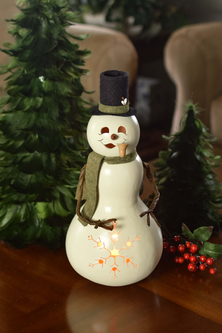 Meadowbrooke - Medium Tall Lit Snowman